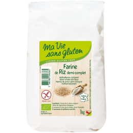 Farine de riz demi-complet - 500g