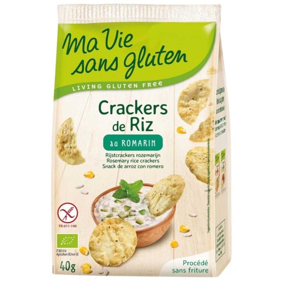 Crackers riz et romarin - 40g Crackers riz et romarin - 40g