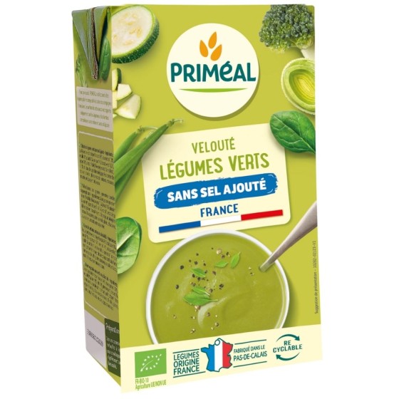 Velouté légumes verts sans sel ajouté - 1L Velouté légumes verts sans sel ajouté - 1L