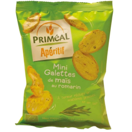 Mini galettes maïs romarin - 50g
