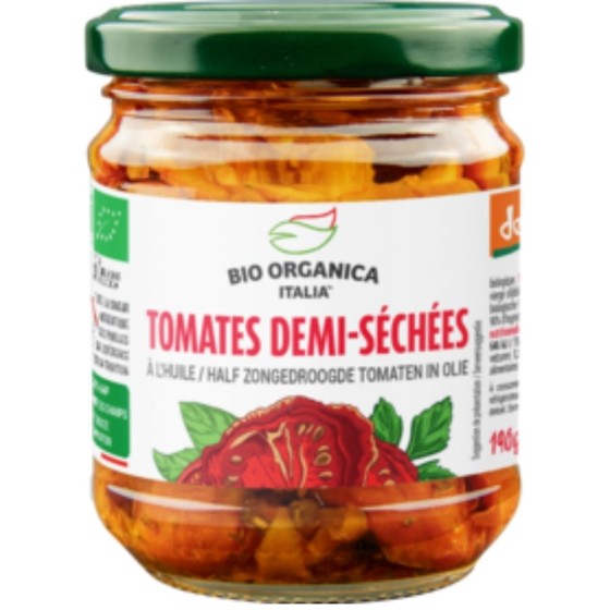 Tomates demi séchées à l'huile Demeter - 190g