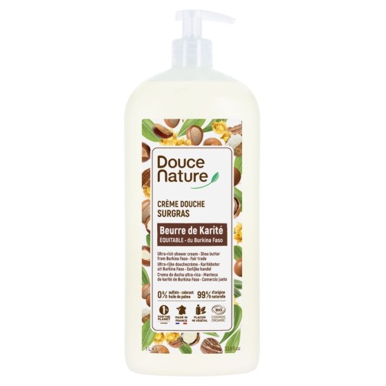 Crème douche surgras karité - 1L Crème douche surgras karité - 1L