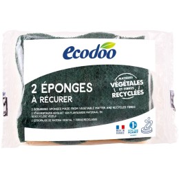 Eponges végétales à récurer - x2