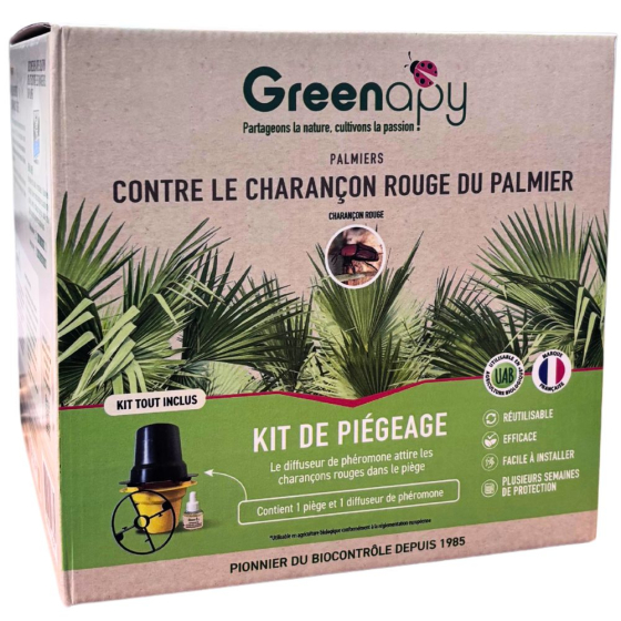 Kit de piégeage Biotop: charançon rouge du palmier