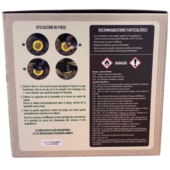 Kit de piégeage Biotop: charançon rouge du palmier