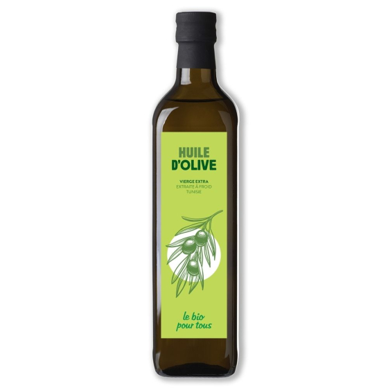 Huile d'olive vierge extra tunisie - 1l Huile d'olive vierge extra tunisie - 1l