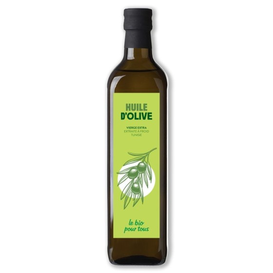 Huile d'olive vierge extra tunisie - 1l Huile d'olive vierge extra tunisie - 1l