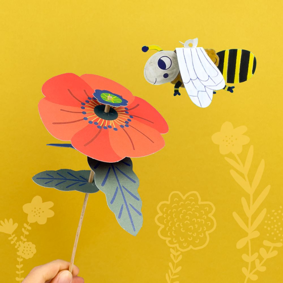 Mon animal 3D : l'abeille