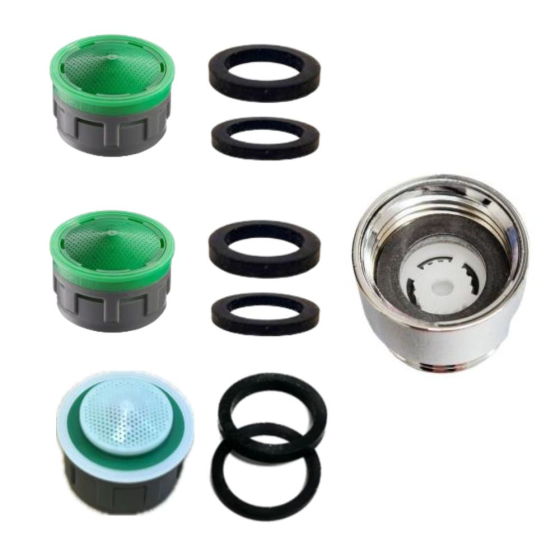 Pack économie : 2 robinets 5 L et 1 robinet douc 2,5 L + 1 régulateur douche