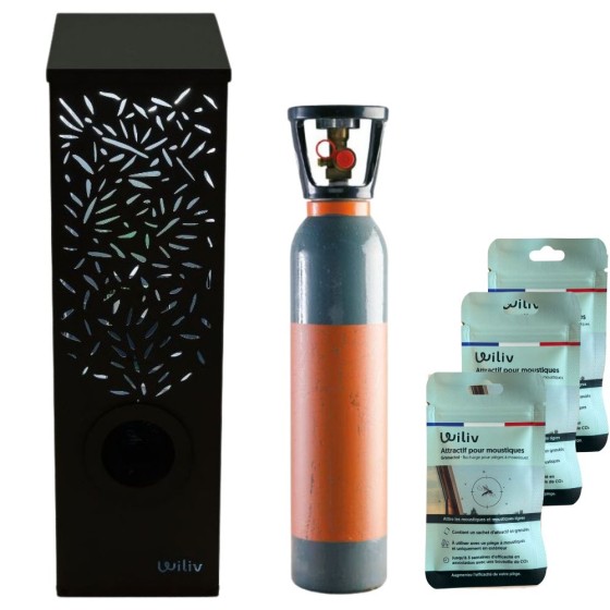 Pack Piège à moustiques - Standard Wiliv (avec CO2 et attractif inclus) Pack Piège à moustiques - Standard Wiliv (avec CO2 et attractif inclus)