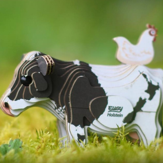 Vache Holstein – Eugy 3D