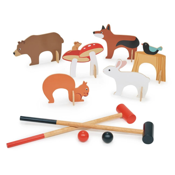 Croquet d'intérieur les animaux de la forêt