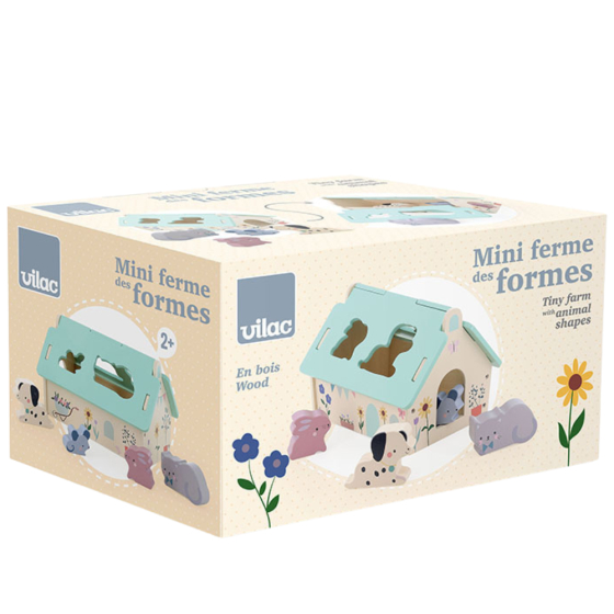 Boite à formes maison des animaux - Sarah Boite à formes maison des animaux - Sarah