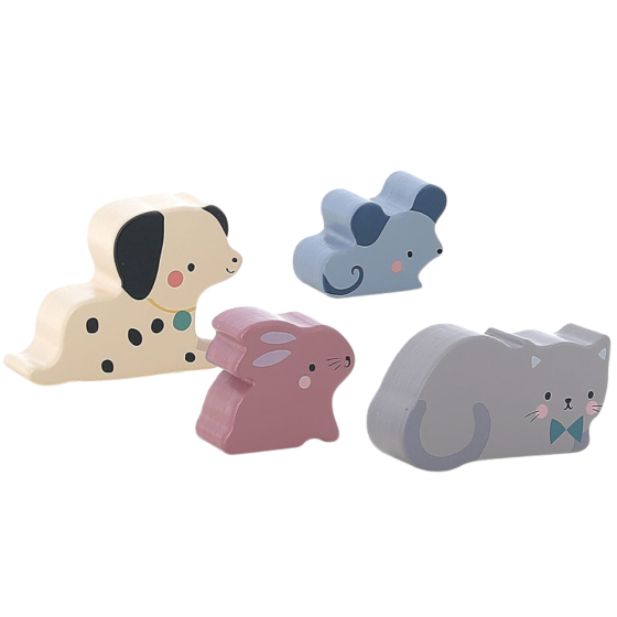 Boite à formes maison des animaux - Sarah