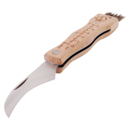 Couteau à champignons avec brosse