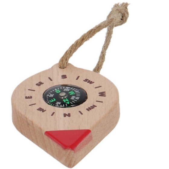 Boussole en bois