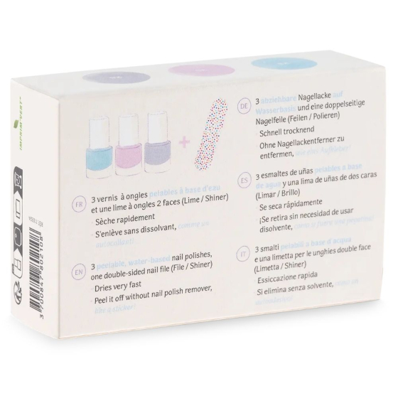 Coffret 3 vernis à ongles pelables à l’eau – Douceurs givrées