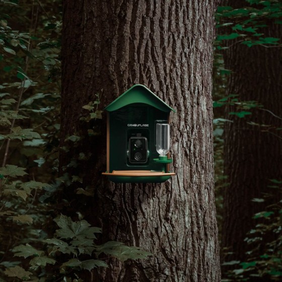 Mangeoire camouflage connectée EZ Birdfeed