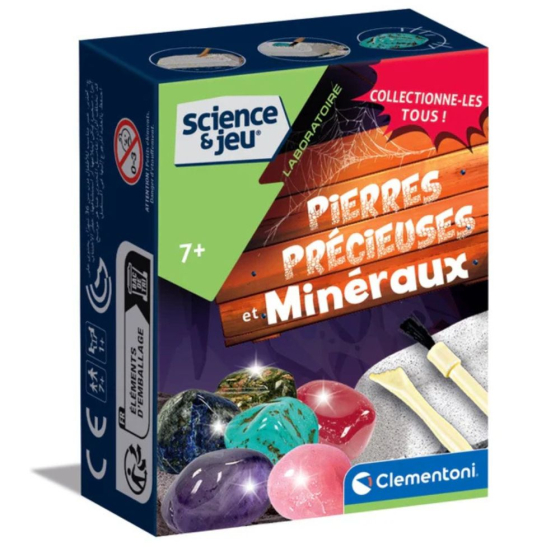 Mini coffret - Pierres précieuses et minéraux
