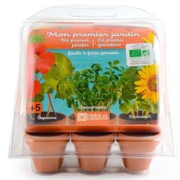 Mini serre 6 pots PET - Premier jardin