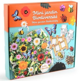 Mini jardin fleurs de biodiversité