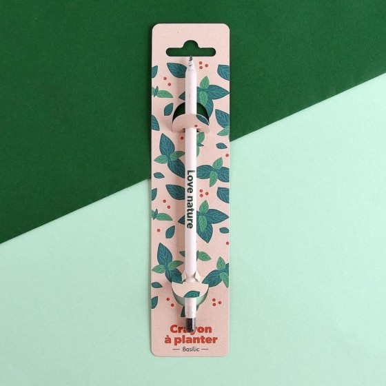 Crayon à planter avec graines - Basilic