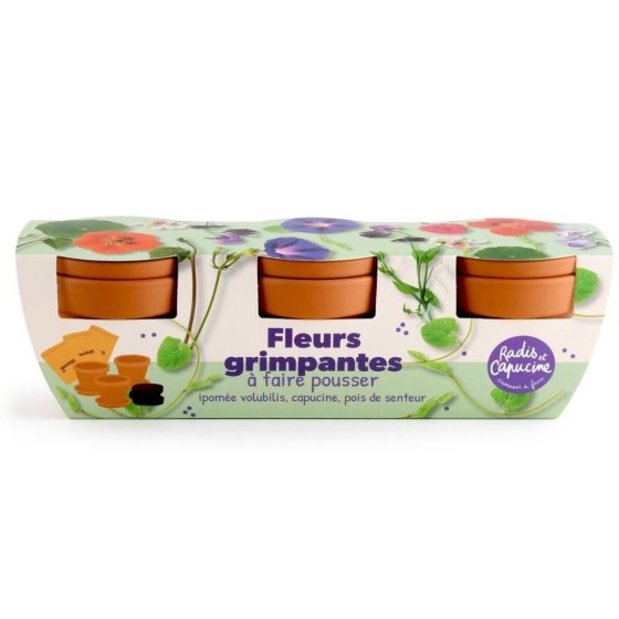 Kit jardinage fleurs grimpants - Trio