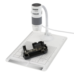 Microscope numérique eFlex 78x/324x avec support à col flexible et socle