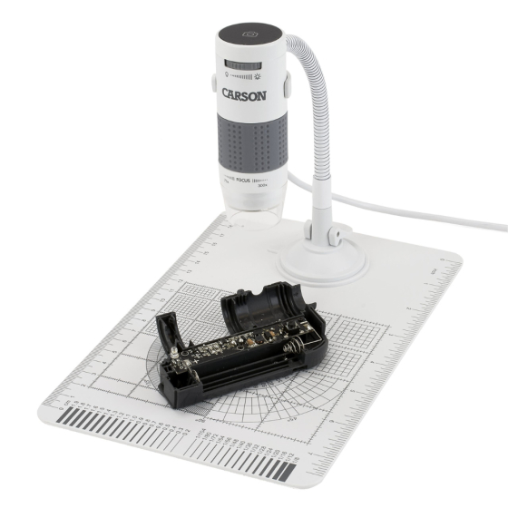Microscope numérique eFlex 78x/324x avec support à col flexible et socle