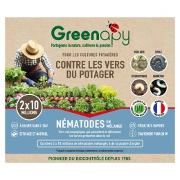 Némacare jardin Potager anti vers du sol universel 2X10 M