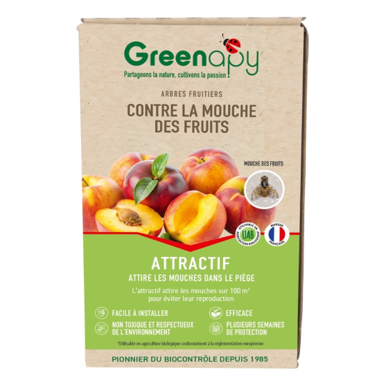 Phéromone spéciale Mouche méditerranéenne des fruits (2 capsules)