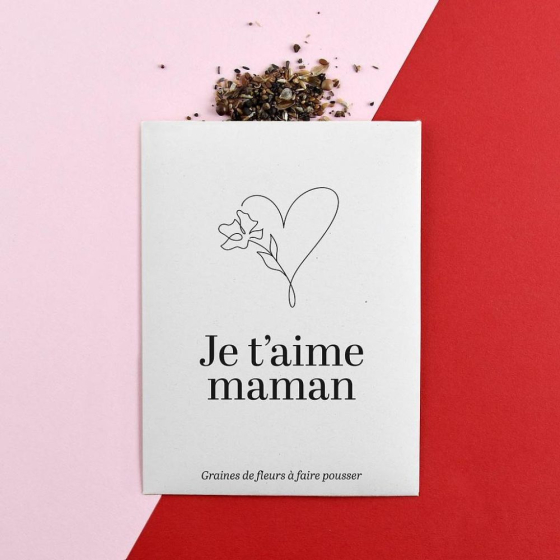 Sachet message - Maman je t'aime