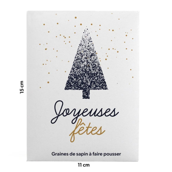 Sachet message - Joyeuses fêtes