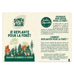 Sachet Semer pour agir - Je replante pour la forêt