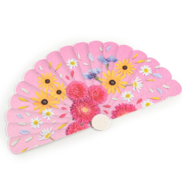 Eventail papier de graines - 21 x 12 cm