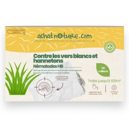 Nématodes HB contre vers blancs et hannetons - 50 millions - 100 m²