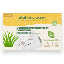 Nématodes HB contre vers blancs ethannetons - 250 millions - 500 m²