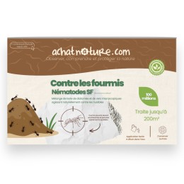 Nématodes SF contre fourmis - 100 millions - 200 m²