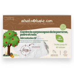Nématodes SF contre carpocapses de la pomme, poire et noix - 100M - 40 arbres