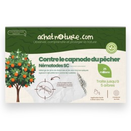 Nématodes SC contre capnode du pêcher - 25 millions - 5 arbres