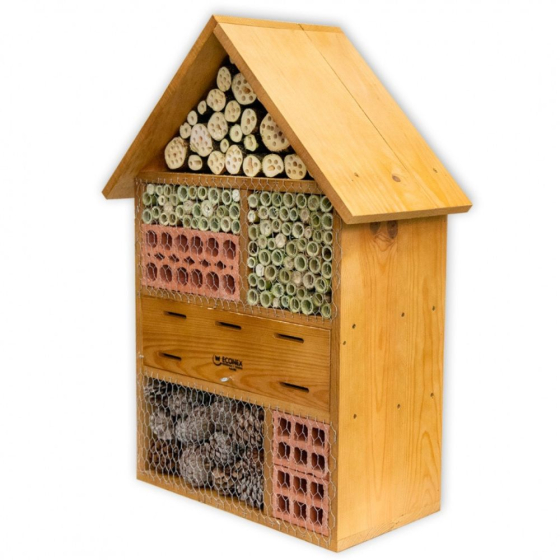 Refuge à Insectes taille Médium 60 x 80 cm en bois massif