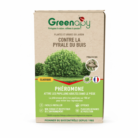 phéromone pyrale du buis Longue durée GINKO BUXUS 1 capsule