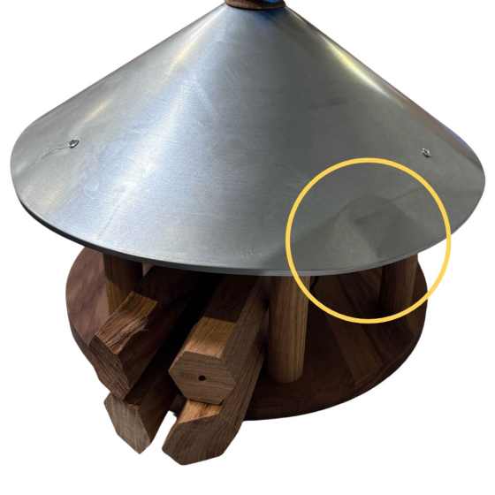 Mangeoire chêne - Toit zinc - Seconde vie