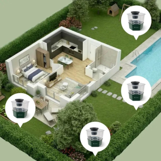 Piège à moustiques x 2 Hexa catch