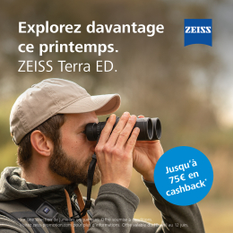 JUMELLES ZEISS TERRA POCKET 8 X 25 ED NOIRE