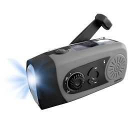  Radio multi-fonctions 3 en 1 Coyote- chargement solaire - dynamo - USB