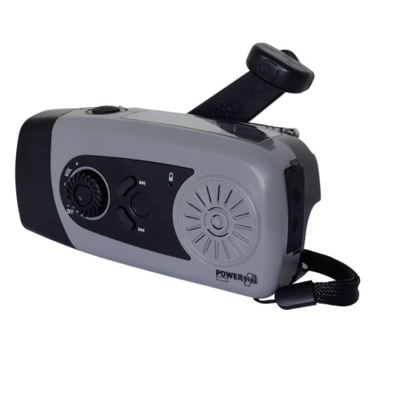  Radio multi-fonctions 3 en 1 Coyote- chargement solaire - dynamo - USB