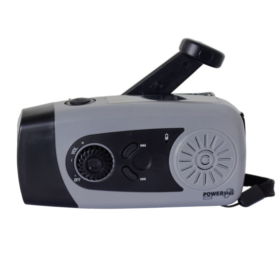  Radio multi-fonctions 3 en 1 Coyote- chargement solaire - dynamo - USB