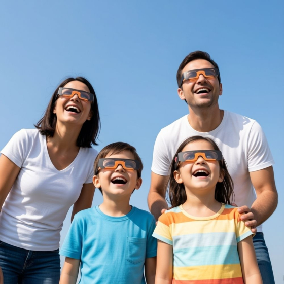 Lunettes pour éclipses soliares - Lot de 10