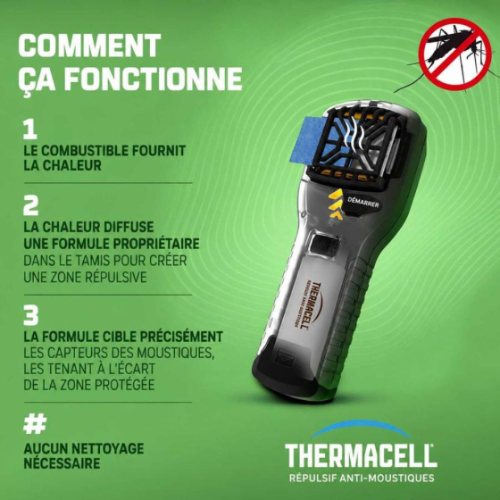 Bouclier anti-moustiques Portable - Thermacell
